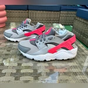 Nike Air Huarache Run GS Grey Pink Youth Size 4Y